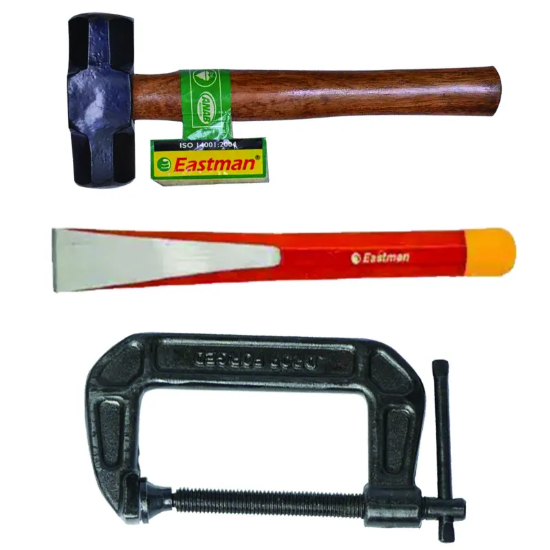 Eastman Sledge Hammer, Chisels, C-Clamp